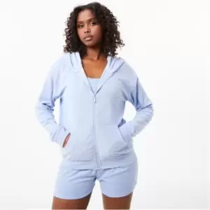 Image of Slazenger ft.Wolfie Cindy Towelling Zip Hoodie - Blue