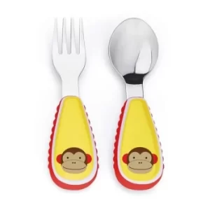 Image of Skip Hop Zoo Monkey Utensils Set