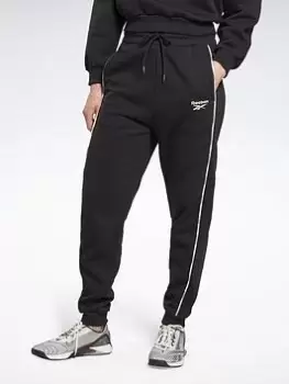 Image of Reebok Piping Joggers, Grey, Size XL, Women