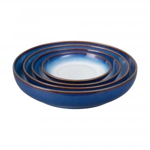 Image of Blue Haze 4 Piece Nesting Bowl Set