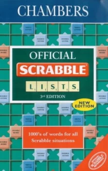 Image of Chambers Official Scrabble Lists by Zzzzzzz Book