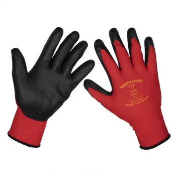 image of Flexi Grip Nitrile Palm Gloves (X-Large) - Pack of 6 Pairs