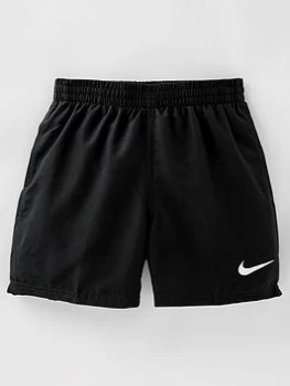 Image of Nike Boys Nike Essential Lap 4" Volley Short - Black, Size L=12-13 Years