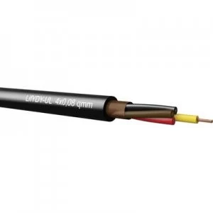 Image of Kabeltronik LifYDY Control cable 2 x 0.08mm Black 390200800