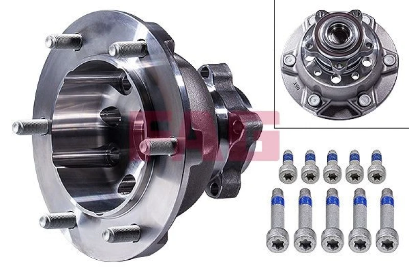 Image of Wheel bearing kit FAG 713 6791 40