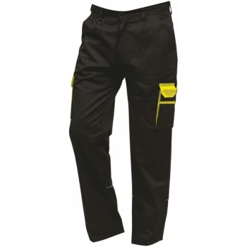 image of ORN - Silverswift Two-tone Combat Trousers Black/Yellow (R34')