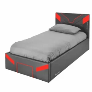 Image of X Rocker Cerberus Single Gaming Ottoman Bed, Red