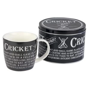 Image of Ultimate Gift for Man Mug in a Tin Cricket