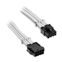 Image of BitFenix Alchemy 8-pin EPS12V extension cable, 45cm, sleeved - white
