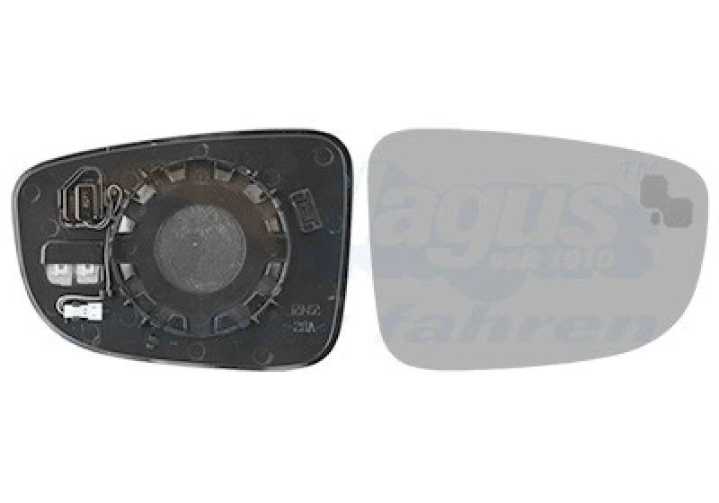 Image of VAN WEZEL Wing mirror glass VAN WEZEL 2745836