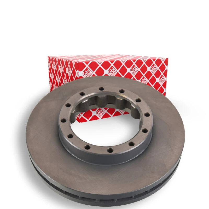 Image of FEBI BILSTEIN 47461 Brake disc Rear Axle, internally vented, Coated Brake Disc (82)