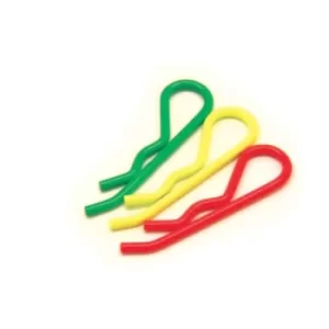 Image of Fastrax 1/8Th/1/5Th/Transponder Body Clips Fluo Pink (6)