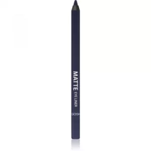 image of Gosh Matte Eyeliner with Matte Effect Shade 009 Midnight Blue 1.2 g