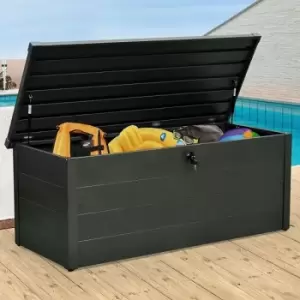 image of 5' x 2' Falcon 165 Heavy Duty Metal Garden Storage Box 550L (1.6m x 0.7m)