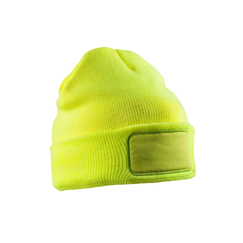 Image of Result Result Men Thinsulate Beanie in Yellow Yellow One Size Male 5063470705696