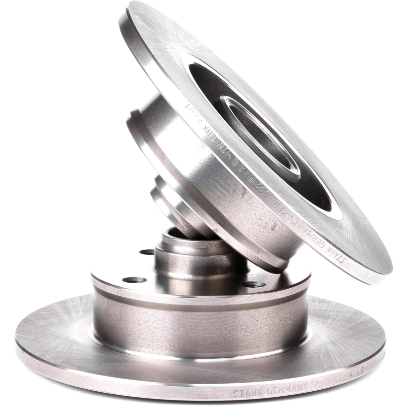 Image of STARK SKBD-0020238 Brake disc Rear Axle, solid, Cast Iron, Uncoated, Untreated, without bolts/screws Cast Iron Brake Disc (82)