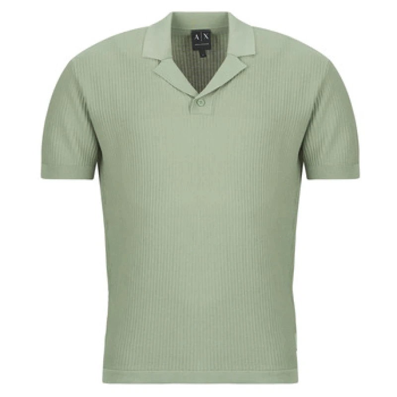 Image of Armani Exchange XM002165 mens Polo shirt in Kaki