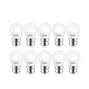 Image of 6W LED Golf Ball Bulb B22 Daylight 6500K (pack of 10)