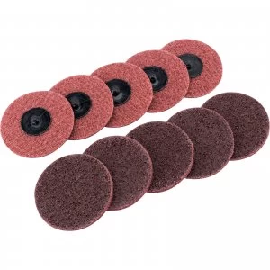 Image of Draper Polycarbide Abrasive Pad Disc 75mm 75mm Medium Pack of 10
