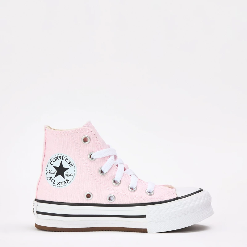 Image of Converse Kids Canvas High-Top Trainers Sugar Berry 680 female 1 (33)