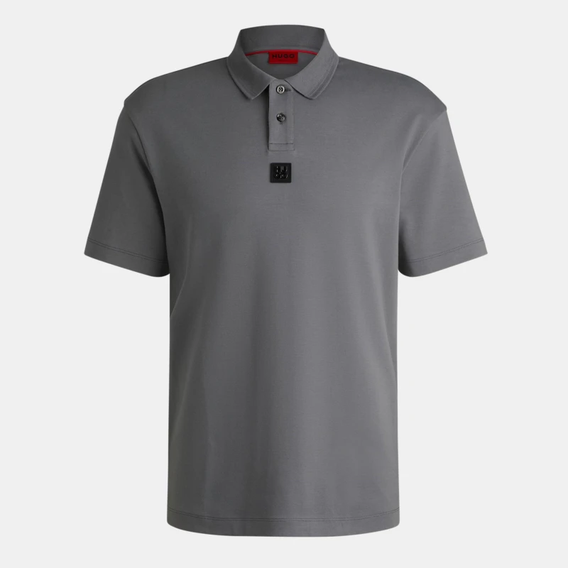 Image of HUGO Deabono Polo Shirt - Grey Grey XL