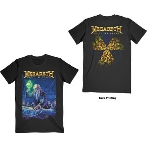 Image of Megadeth - Rust In Peace 30th Anniversary Unisex Medium T-Shirt - Black
