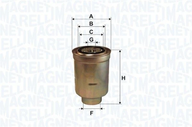 Image of MAGNETI MARELLI Fuel filter MAGNETI MARELLI 153071762560
