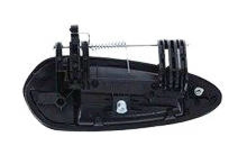 Image of MAGNETI MARELLI 350105037200 Door Handle Left Rear, black, Rough Plastic Door Handle (1373)
