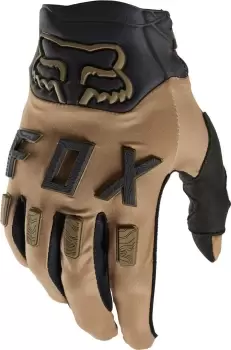 Image of FOX Defend Wind Motocross Gloves, brown Size M brown, Size M