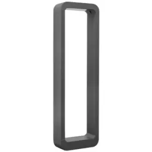 Image of Netlighting Merano Henderson 50cm Outdoor Bollard Dark Grey Aluminium Glass Led