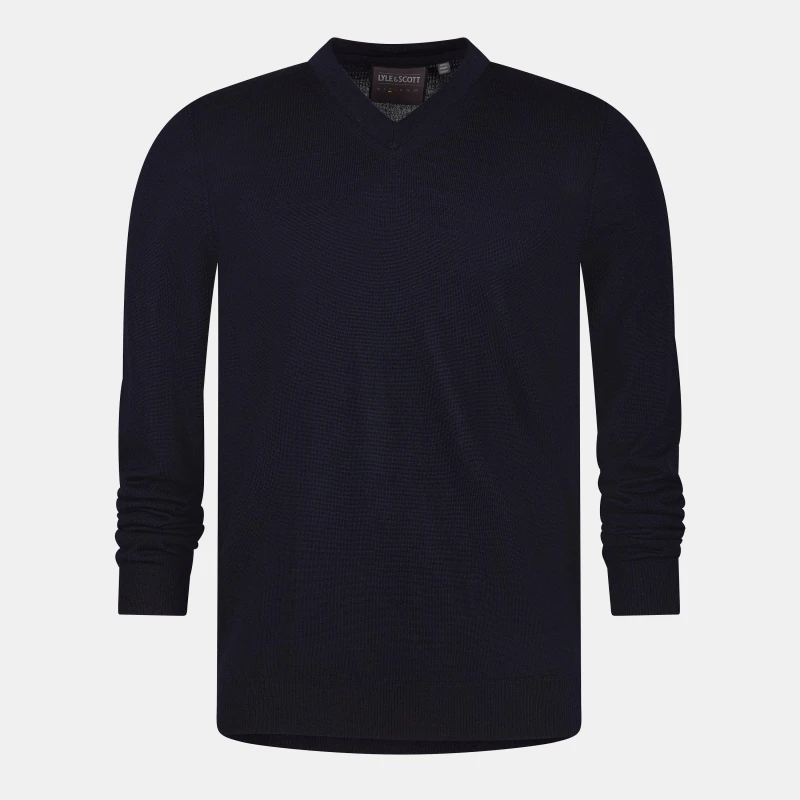 Image of Lyle and Scott Lyle Tonal Eagle V N - Blue Blue XS