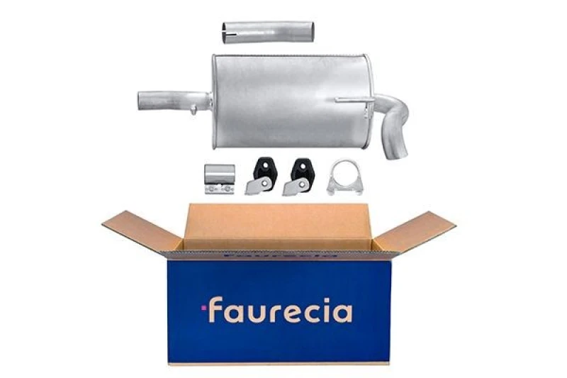 Image of HELLA Rear silencer HELLA 8LD 366 035-231