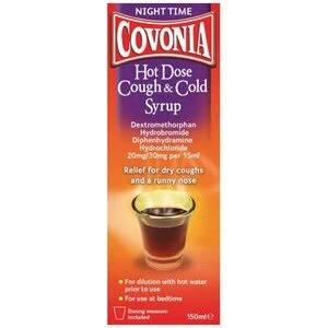 Image of Covonia Hot Dose Cough and Cold Syrup - 150ml