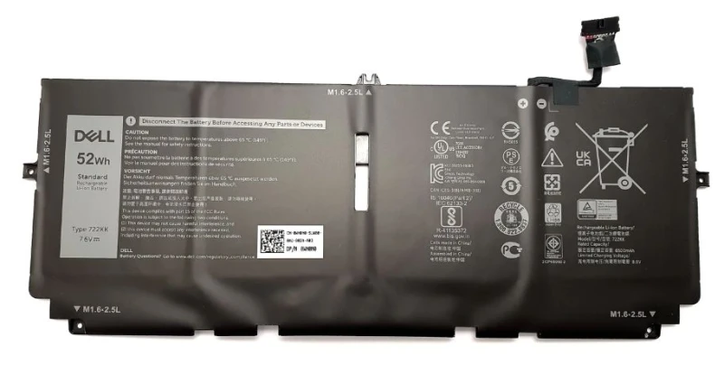 Image of DELL Main Battery Pack 7.6V 52Wh
