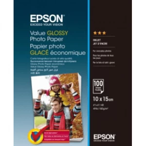Image of Epson C13S400039 10x15cm Glossy Photo Paper 183g x100