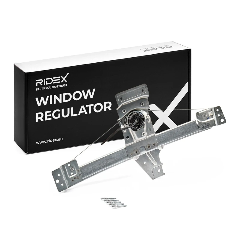 Image of RIDEX 1561W1636 Window regulator Right Rear, Operating Mode: Electric, without electric motor Window Winder (1561)