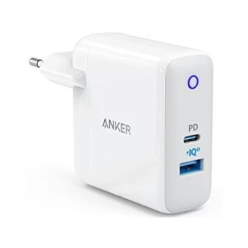 Image of Anker PowerPort II 49.5W USB-C & Type A Charge EU Plug