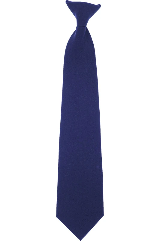 Image of Yoko Clip-On Tie (Pack of 4) in Navy Navy Unisex One Size
