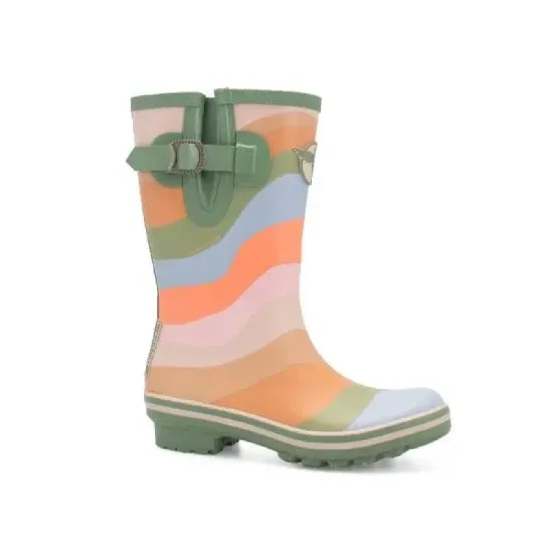 Image of Rouchette Short rain boots Rouchette Feeling Vert Unisex 37 feeling-wellies-short-green