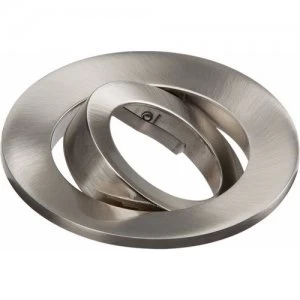Image of KnightsBridge Evolve Fire Rated Twist and Lock Downlight Tilt Trim Bezel - Brushed Chrome