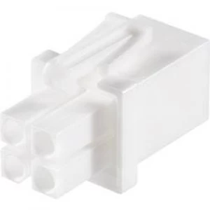 image of Pin enclosure cable Universal MATE N LOK Total number of pins 4 TE Connectivity 172167 1 Contact spacing 4.14mm 1 pc