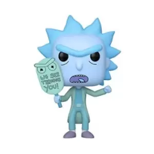 Rick & Morty Hologram Rick GITD EXC Pop! Vinyl Figure