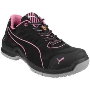 image of Puma Safety Womens/Ladies Lightweight Fuse TC Safety Trainers (7 UK) (Black) - Black