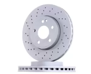 Image of ATE Brake disc MERCEDES-BENZ 24.0128-0262.1 2464212512,A2464212512 Brake rotor,Brake discs,Brake rotors