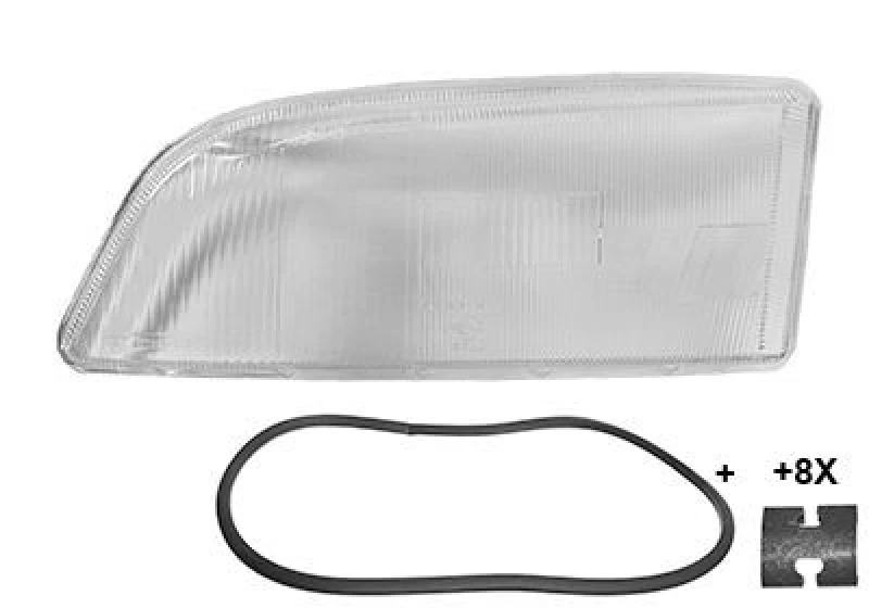 Image of VAN WEZEL Headlight lens VAN WEZEL 5950977
