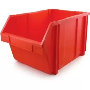 Image of Matlock MTL5 Plastic Storage Bin Red - Red