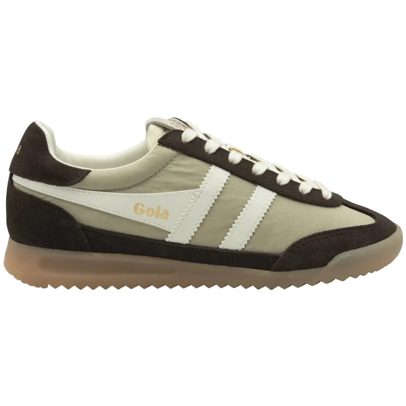 Image of Gola Womens suede Trainers Gola Firefly Beige Female 36