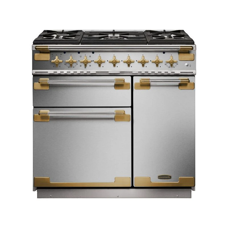 Image of Rangemaster Elise ELS90DFFSS/AB 90cm Dual Fuel Range Cooker