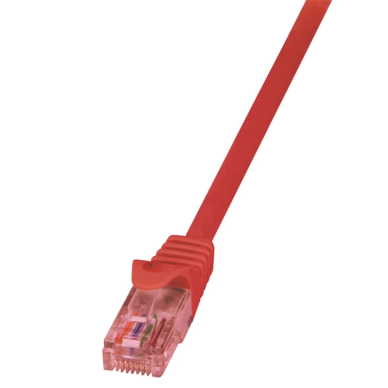 Image of LogiLink 5m Cat.6 U/UTP networking cable Red Cat6 U/UTP (UTP)