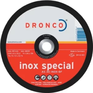 image of 125X6X22.23MM AS30 Inox D CP Grinding Disc